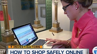 How to shop safely online