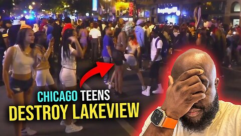 Ghetto Chicago Women Destroy Lakeview, Stand on Cars, Resident Scared To Go Back Outside 🤔