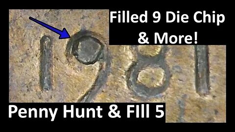 Filled 9 Die Chip!! - Penny Hunt & Fill 5