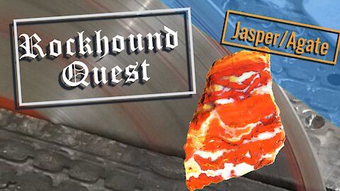 Rockhound Quest: The arrival of a slab saw.