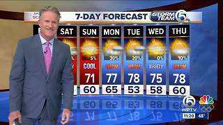 Latest Weather Forecast 11 p.m. Thursday