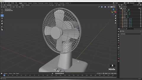 Blender Today: how to model fan