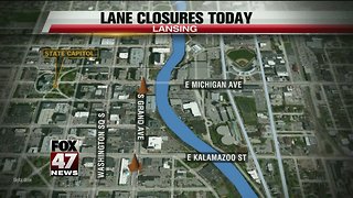 South Grand Avenue closed for project