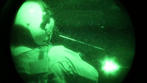 Marines Conduct a Nighttime Tail Gunnery Certification