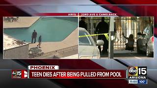 14-year-old boy dead, found in Phoenix pool