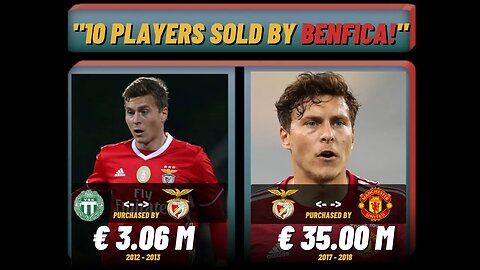 10 BENFICA PLAYERS WHO WERE SOLD TO BIG CLUBS IN EUROPE!😱😱😱