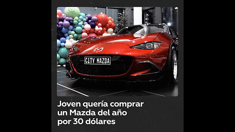 Joven mexicano intenta comprar un Mazda por 30 dólares