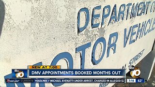 DMV appointments booked months out