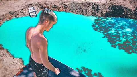 Cliff Jumping In Our New Backyard