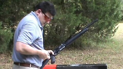 automatic tactical & home defense shotgun test | shooting Lion X4 shotgun
