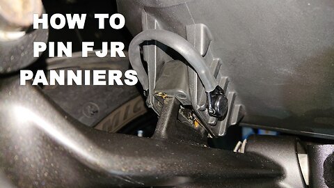 How to Secure the FJR1300 side cases