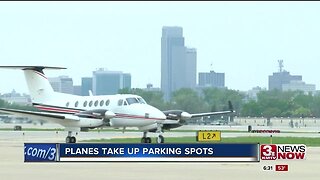 Omaha airports prepare to park hundreds of planes this weekend