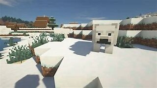 The Origins of Benjii the Minecraft Polar Bear!!!