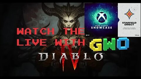 Watch the X-BOX game showcase Live With GWO