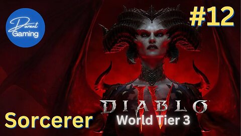 Diablo 4 EP #12 | Tier 3 Farming - Sorcerer | Livestream | Durant Gaming