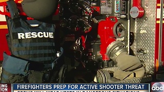 Firefighters getting bulletproof vests for active shooter emergencies