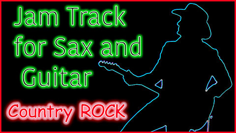 422 COUNTRY ROCK Jam Track for SAX and GUITAR