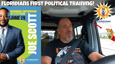 Broward SOE Joe Scott Accepts Invite to Speak at Floridians First Training