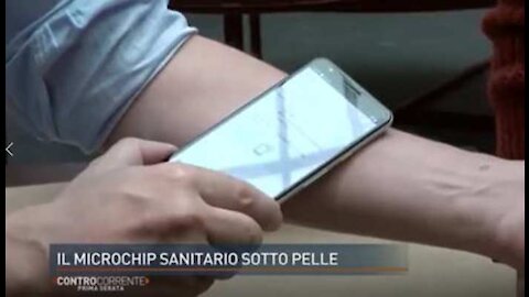 Microchip sanitario sotto pelle