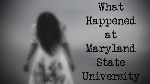 What Happened at Maryland State University | Book Trailer