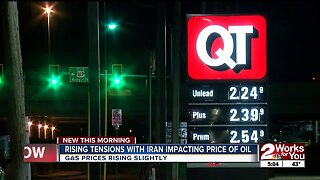 Rising tensions with Iran impacting price of oil