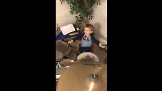 2 Year Old Drummer Michael Part 2