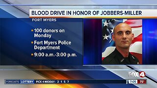 Last day of blood drive for Officer Jobbers-Miller