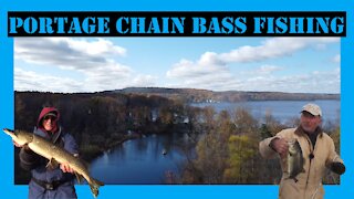 Portage Chain Bass Fishing Finding Deep Bass 2020