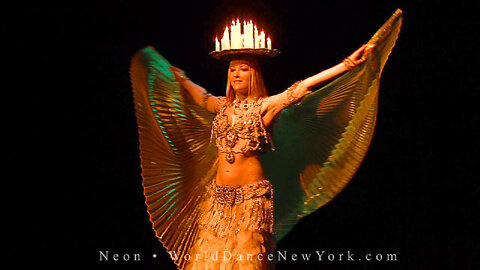 Neon - Swan Maiden - from the Fantasy Belly Dance by World Dance New York