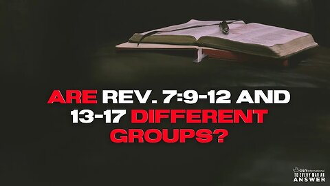 Are Rev. 7:9-12 and 13-17 Different Groups?