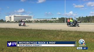 Motorcycle 'rock & ride' held in Palm Beach County