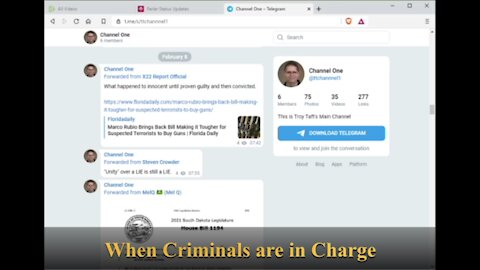 When Criminals are in Charge