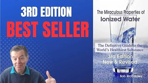 My BEST SELLING Book #ionizedwater