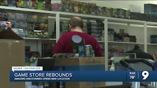 Despite obstacles, game store reopens in a new location