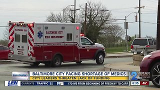 Baltimore City facing shortage of Medics