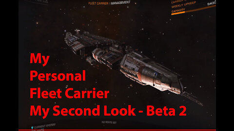 Elite Dangerous: My Personal Fleet Carrier - Purchasing & Transporting Tritium - Beta 2 - [00003]