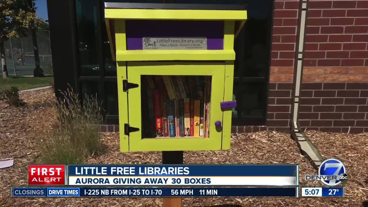 Aurora is giving away 60 little free libraries