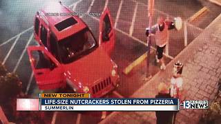 Life-size nutcrackers stolen from restaurant