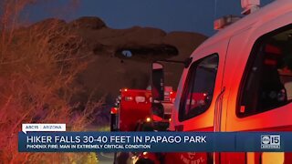 Hiker falls 30-40 feet at Papago Park