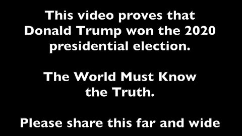 Sarah Westall_This video proves Donald Trump won the 2020 presidential election