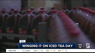 Tea-infused chicken wings on National Iced Tea Day