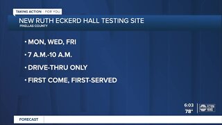 New COVID-19 testing location now open at Ruth Eckerd Hall in Clearwater