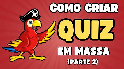 Como criar vídeos de Quiz em massa PARA CANAL DARK DE SHORTS,TIKTOK OU REELS #Parte 2)