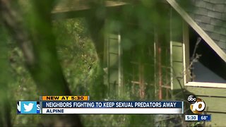 Neighbors working to prevent sexual predators from moving in