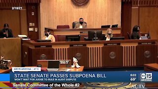 State senate won't wait for judge to rule in audit dispute, passes subpoena bill