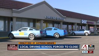 Local driving school forced to close