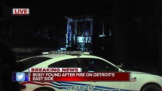 Body found inside Detroit home after fire