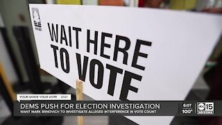 AZ Democratic leaders call for AG to look into allegations of election interference by Republicans