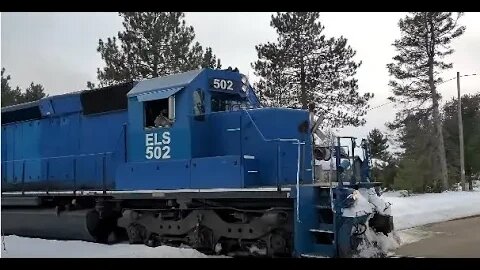 Chasing ELS 502 North Thru Michigan At Many Crossings! (Part 2) #trains #trainvideo | Jason Asselin