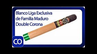 Blanco Liga Exclusiva de Familia Maduro Double Corona Cigar Review